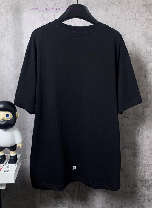 ️GIVENCHY * GivenchyGIVENCHY * Givenchy Classic Pentagram Printed Short Sleeve T-shirt-Customiz 5igfk2j0 - Image 3