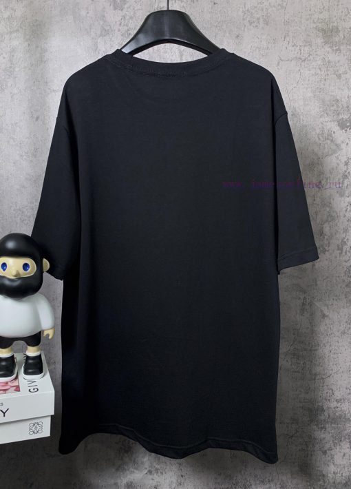 ️LOEWE * Luo YiweiLOEWE * Luoyiwei Misaligned Logo Embroidered Short Sleeved T-shirt-Customized i620ia6o - Image 3