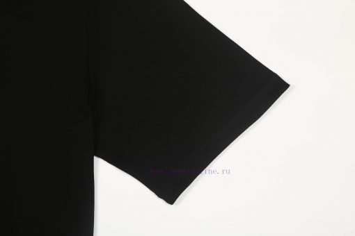 ️LOEWE * Luo YiweiLOEWE * Luoyiwei Misaligned Logo Embroidered Short Sleeved T-shirt-Customized plyeu87v - Image 7