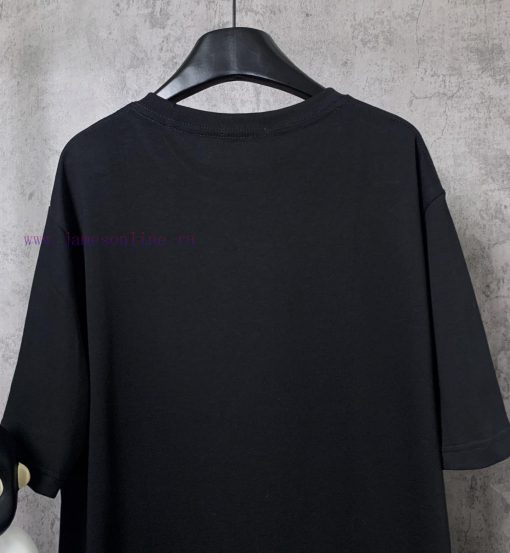 ️LOEWE * Luo YiweiLOEWE * Luoyiwei Misaligned Logo Embroidered Short Sleeved T-shirt-Customized i620ia6o - Image 8