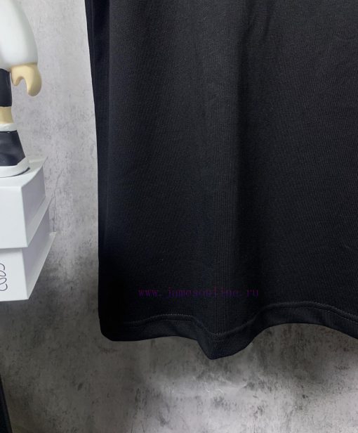 ️LOEWE * Luo YiweiLOEWE * Luoyiwei Misaligned Logo Embroidered Short Sleeved T-shirt-Customized i620ia6o - Image 9