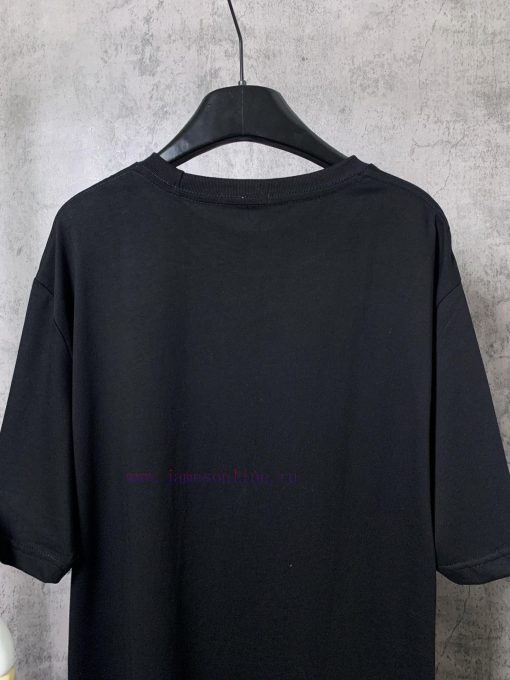 ️LOEWE * Luo YiweiLOEWE * Luo Yiwei Half Hand-painted Crow Embroidered Logo Short Sleeved T-shi a3m5z30s - Image 8