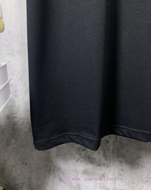 ️LOEWE * Luo YiweiLOEWE * Luo Yiwei Half Hand-painted Crow Embroidered Logo Short Sleeved T-shi a3m5z30s - Image 9