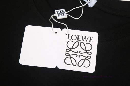 ️LOEWE * Luo YiweiLOEWE Pocket Logo Embroidered Short Sleeved T-shirt-Customized 260g 32 Count l665aa6b - Image 6