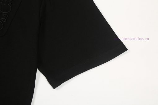 ️LOEWE * Luo YiweiLOEWE Pocket Logo Embroidered Short Sleeved T-shirt-Customized 260g 32 Count l665aa6b - Image 7
