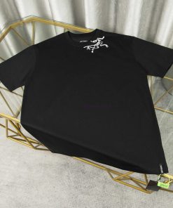 [Ayc Teryx Archaeopteryx]2025FW Short Sleeved T-shirt With Front Bird Letters And Back Foam Log 1u04u0xz