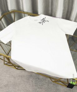 [Ayc Teryx Archaeopteryx]2025FW Short Sleeved T-shirt With Front Bird Letters And Back Foam Log fwokwcqp