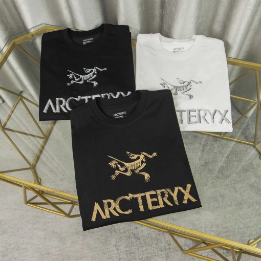 [Ayc Teryx Archaeopteryx]2025FW Short Sleeved T-shirt With Front Bird Letter Logo High-end Prin fn5ffcp3 - Image 4