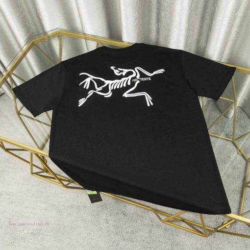 [Ayc Teryx Archaeopteryx]2025FW Short Sleeved T-shirt With Front Bird Letters And Back Foam Log 1u04u0xz - Image 3