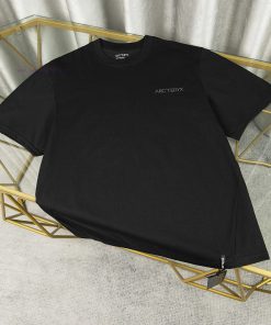 [Ayc Teryx Archaeopteryx]2025FW Adopts Open Thread Zipper Fine Machinist Short Sleeved T-shirt ctat2e7b