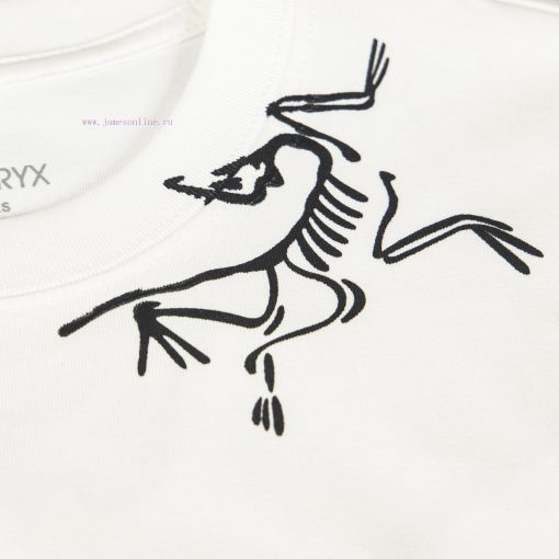 [Ayc Teryx Archaeopteryx]2025FW Short Sleeved T-shirt With Front Bird Letters And Back Foam Log fwokwcqp - Image 7
