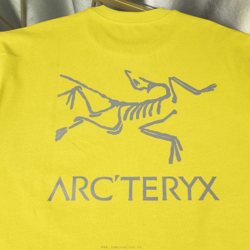 [Ayc Teryx Archaeopteryx]2025FW Short Sleeved T-shirt With Front Bird Letter Logo High-end Prin 3t1tcw9f - Image 5