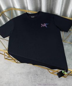 [Ayc Teryx Archaeopteryx]2025FW Short Sleeved T-shirt Front Bird Letter Logo Premium Gradient P 0udztn6z