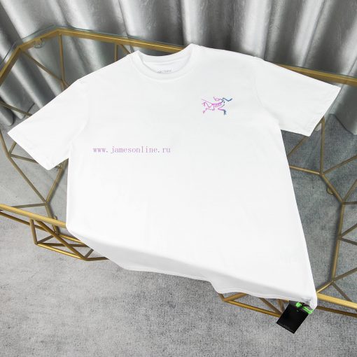 [Ayc Teryx Archaeopteryx]2025FW Short Sleeved T-shirt Front Bird Letter Logo Premium Gradient P lixl2ubt