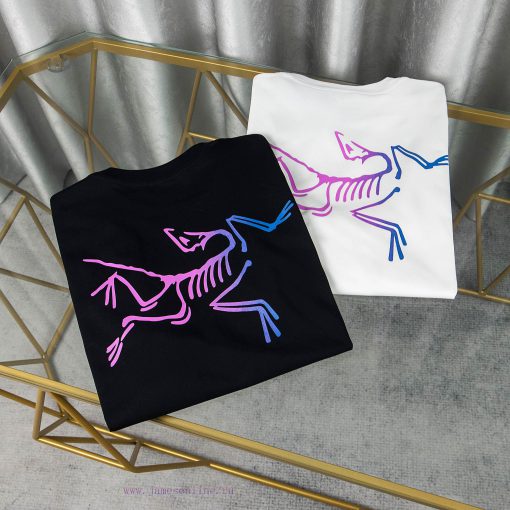 [Ayc Teryx Archaeopteryx]2025FW Short Sleeved T-shirt Front Bird Letter Logo Premium Gradient P lixl2ubt - Image 4