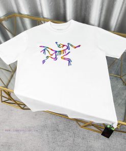 [Ayc Teryx Archaeopteryx]2025FW Short Sleeved T-shirt Front Bird Letter Logo Premium Gradient P ng0edguz