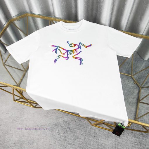 [Ayc Teryx Archaeopteryx]2025FW Short Sleeved T-shirt Front Bird Letter Logo Premium Gradient P ng0edguz