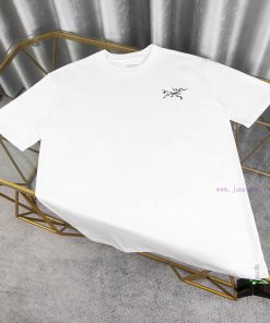 [Ayc Teryx Archaeopteryx]2025FW Short Sleeved T-shirt With Front Bird And Back Full Of Floral L ac0x02go