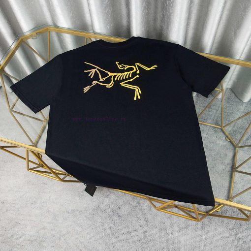 [Ayc Teryx Archaeopteryx]2025FW Short Sleeved T-shirt Front Bird Letter Logo Premium Gradient P dotmsw5l - Image 3