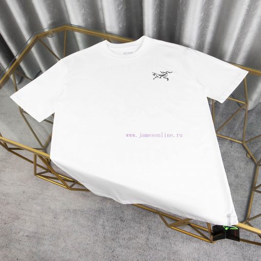 [Ayc Teryx Archaeopteryx]2025FW Short Sleeved T-shirt With Front Bird And Back Full Of Floral L ac0x02go - Image 2