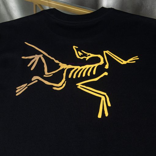 [Ayc Teryx Archaeopteryx]2025FW Short Sleeved T-shirt Front Bird Letter Logo Premium Gradient P dotmsw5l - Image 6