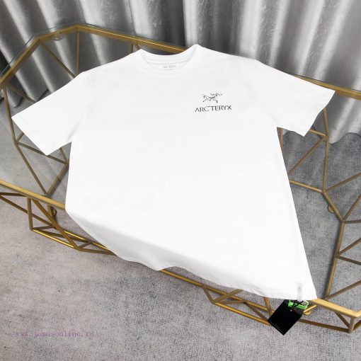 [Ayc Teryx Archaeopteryx]2025FW Short Sleeved T-shirt With Front Bird And Back Logo High-end Pr mh4tznw8 - Image 2