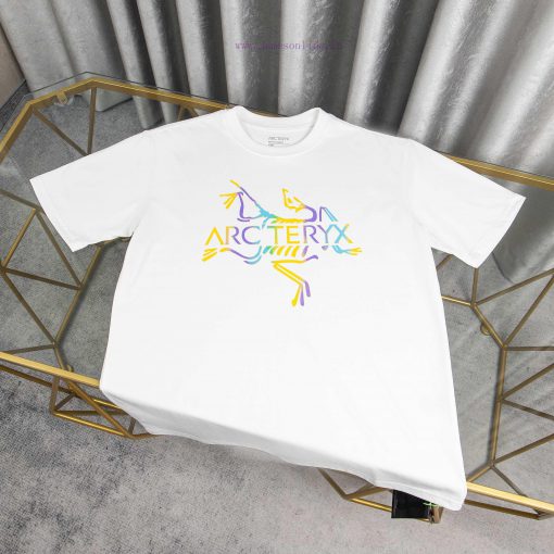 [Ayc Teryx Archaeopteryx]2024 FW Short Sleeved T-shirt With Bird Letter Logo Gradient Print Hig cqck4lr0 - Image 2