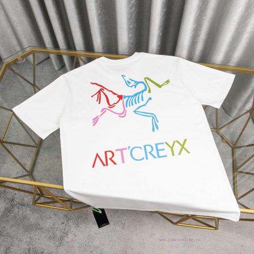 [Ayc Teryx Archaeopteryx]2025FW Short Sleeved T-shirt With Bird Letter Logo High-end Color Prin vj4euold - Image 3