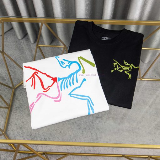 [Ayc Teryx Archaeopteryx]2025FW Short Sleeved T-shirt With Bird Letter Logo High-end Color Prin vj4euold - Image 4