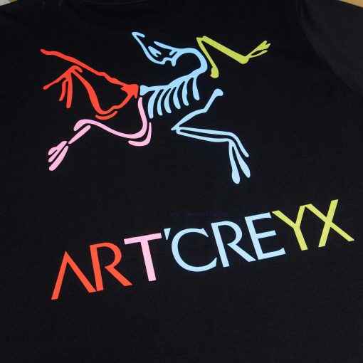 [Ayc Teryx Archaeopteryx]2025FW Short Sleeved T-shirt With Bird Letter Logo High-end Color Prin hk7p42f2 - Image 6
