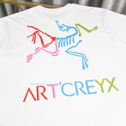 [Ayc Teryx Archaeopteryx]2025FW Short Sleeved T-shirt With Bird Letter Logo High-end Color Prin vj4euold - Image 5