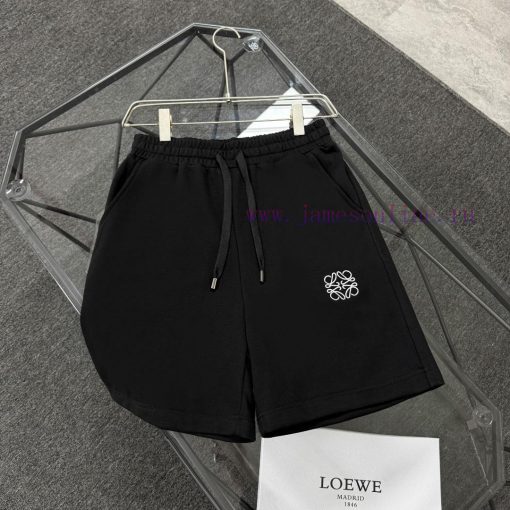 High Quality LOEWE Classic Element Printed Shorts Exquisite Printing Technology Fabric Made Of cuhbmidu