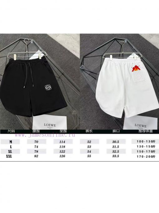 High Quality LOEWE Classic Element Printed Shorts Exquisite Printing Technology Fabric Made Of 2sg0xz0k - Image 2