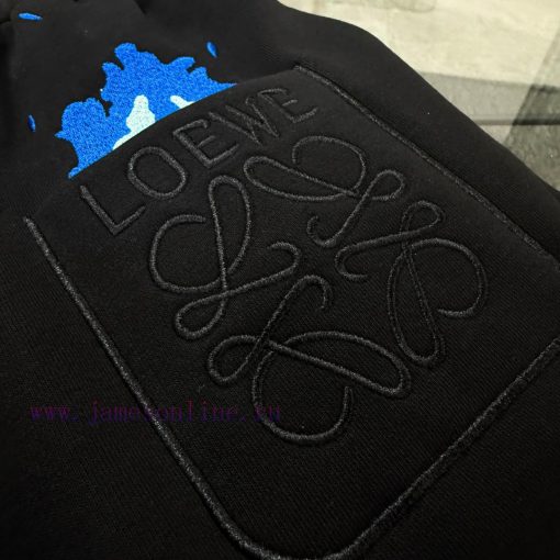 High Quality LOEWE Classic Element Printed Shorts Exquisite Printing Technology Fabric Made Of nlsreabh - Image 5