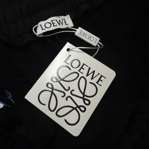 High Quality LOEWE Classic Element Printed Shorts Exquisite Printing Technology Fabric Made Of cuhbmidu - Image 8