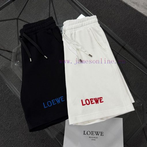 High Quality LOEWE Classic Element Printed Shorts Exquisite Printing Technology Fabric Made Of nlsreabh - Image 13