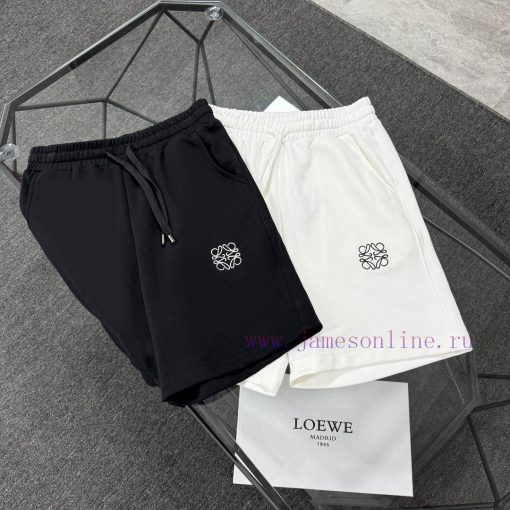 High Quality LOEWE Classic Element Printed Shorts Exquisite Printing Technology Fabric Made Of cuhbmidu - Image 13