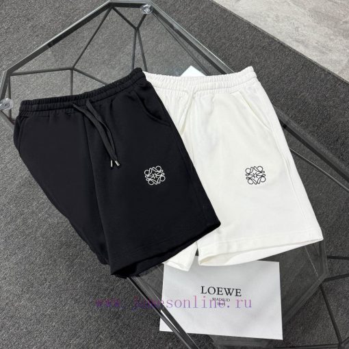 High Quality LOEWE Classic Element Printed Shorts Exquisite Printing Technology Fabric Made Of plj5bucg - Image 14