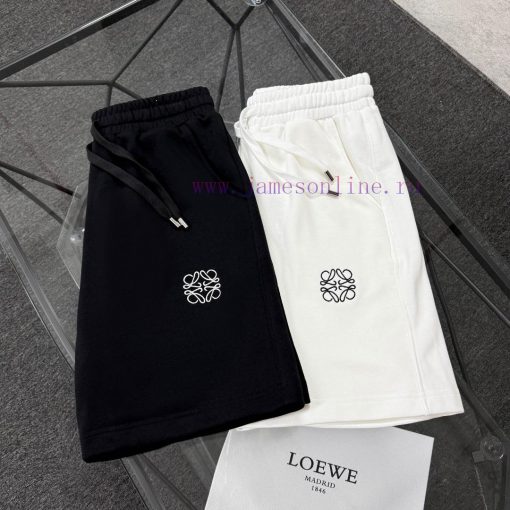 High Quality LOEWE Classic Element Printed Shorts Exquisite Printing Technology Fabric Made Of cuhbmidu - Image 14