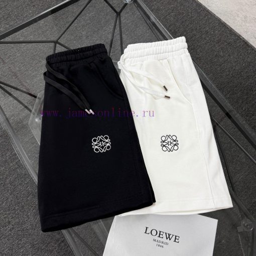 High Quality LOEWE Classic Element Printed Shorts Exquisite Printing Technology Fabric Made Of plj5bucg - Image 15
