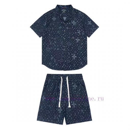 Arrived The Next DayLouis Vuitton25ss Early Spring New Light Luxury Unisex Denim ShirtHeavy Dut bck9izmu - Image 3