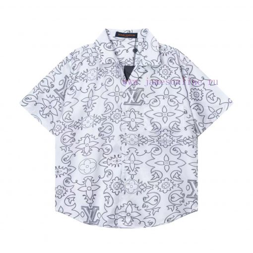 Arrived The Next DayLouis Vuitton25ss Early Spring New Light Luxury Unisex Woven Silk Shirt Set zu4rw96w