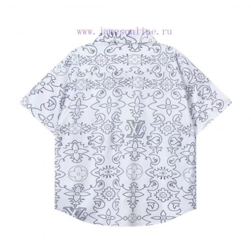 Arrived The Next DayLouis Vuitton25ss Early Spring New Light Luxury Unisex Woven Silk Shirt Set zu4rw96w - Image 10