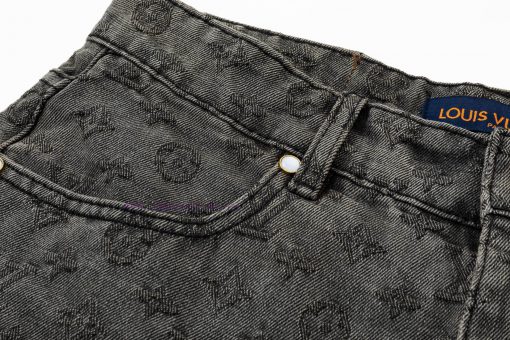 Arrived The Next DayLouis Vuitton25ss Early Spring New Light Luxury Unisex Denim ShortsHeavy Du nzmtfc8a - Image 3