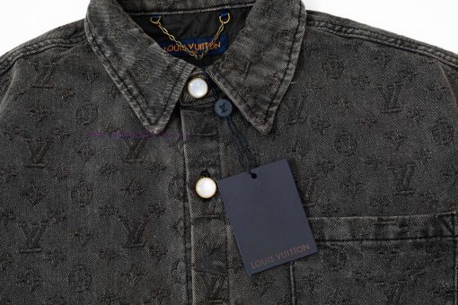 Arrived The Next DayLouis Vuitton25ss Early Spring New Light Luxury Unisex Denim ShirtHeavy Dut 52v792ru - Image 5