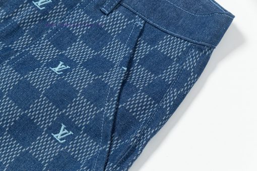 Arrived The Next DayLouis Vuitton25SS Dark Pattern Old Flower Full Printed Checkerboard Jacquar xoervan2 - Image 4