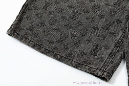 Arrived The Next DayLouis Vuitton25ss Early Spring New Light Luxury Unisex Denim ShortsHeavy Du nzmtfc8a - Image 8