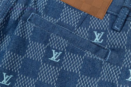 Arrived The Next DayLouis Vuitton25SS Dark Pattern Old Flower Full Printed Checkerboard Jacquar xoervan2 - Image 7