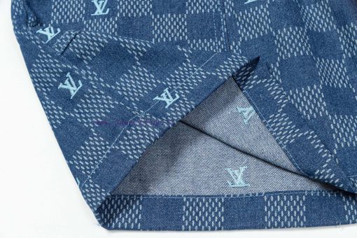 Arrived The Next DayLouis Vuitton25SS Dark Pattern Old Flower Full Printed Checkerboard Jacquar xoervan2 - Image 8