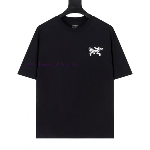 (Chain Style)Arc'teryx Ancestral Bird ARC24SS Back Nine Palace Grid Printed Logo Short Sleeve T 5fg613l5